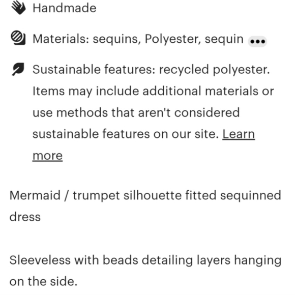 Black Chevron Print, Contrast Sequined and Mesh V Neck Cap Sleeve Mermai… - Picture 13 of 15